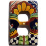 Mexican Swithc Plate Talavera Tile Outlet sp9006 Mexicali